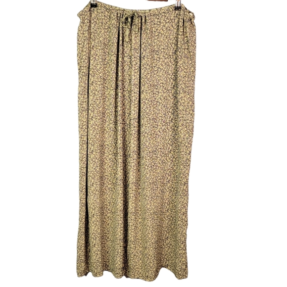 April Cornell Vintage Floral Full Length Two Piece Duster Cover up & Skirt L - Picture 10 of 16